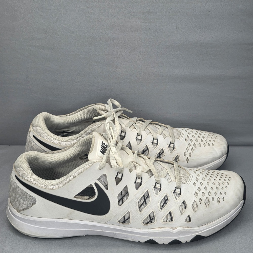 Nike Train Speed 4 Mens 13 Shoes White Running Training Gym Sneakers 843937-103
